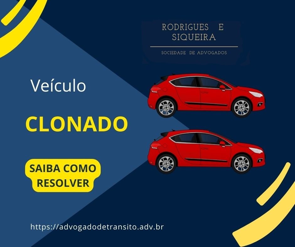 veículo clonado